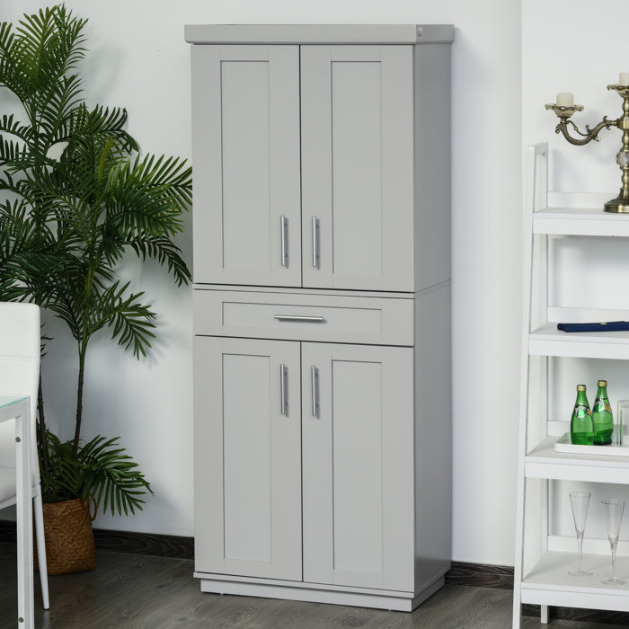 Red Barrel Studio® Modern Kitchen Pantry Freestanding Cupboard